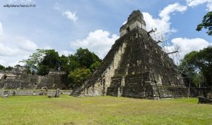 Site Maya de Tikal. Temple 1, Grand Jaguar. 16 septembre 2010