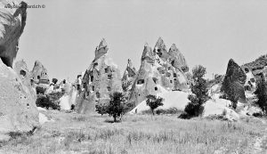 Turquie, Cappadoce, Göreme. Région historique. Juillet 1988 © Willy Blanchard