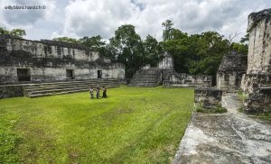 Site archéologique Maya de Tikal. Acropolis Central. 16 septembre 2010 © Willy Blanchard