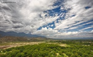 Mexique, Coahuila, Parras de la Fuente. Paysage. 11 septembre 2008 © Willy Blanchard