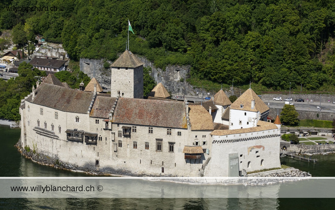 Suisse, Vaud, Veytaux. Château de Chillon. 17 mai 2017. © Willy Blanchard