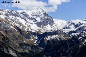 Suisse, Berne. Vue sur le Arpelistock, 3035 mètres. Montagne. 17 mai 2017 © Willy Blanchard