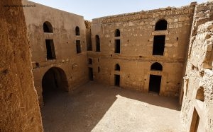 Jordanie, Zarqa. Qasr Kharana (Qasr Al-Harrana), château du désert du nord-est. 26 septembre 2009 © Willy Blanchard