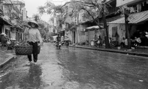 Vietnam, Hanoï. Les rues d'Hanoï. Août 1995 © Willy Blanchard