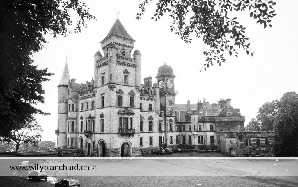 Écosse, Highlands, Golspie. Château de Dunrobin (Dunrobin Castle). Septembre 1993 © Willy Blanchard