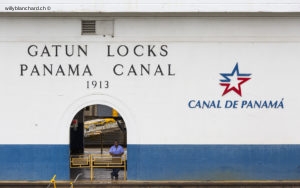 Panama, Colon. Canal de Panama, écluses de Gatún. 6 septembre 2015 © Willy Blanchard