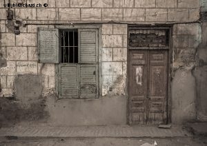 Égypte, Louxor. Façade de maison. 12 septembre 2014 © Willy Blanchard