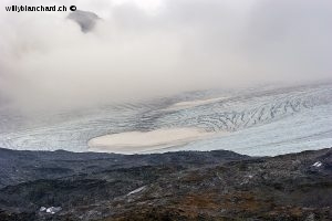 Norvège, traversée du Comté de Sør-Trøndelag et Nord-Trøndelag. Glacier. 25 septembre 2006 © Willy Blanchard