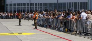 Aérodrome militaire de Payerne, journée des familles. public. 14 juillet 2017 © Willy Blanchard