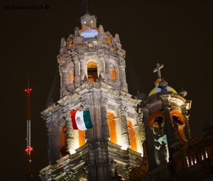 Mexique, San Luis Potosi, fête de l'indépendance. Les cloches sonnent. 15 septembre 2008 © Willy Blanchard