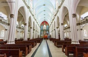Panama, quartier Bella Vista. Iglesia del Carmen. 4 septembre 2015