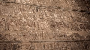 Égypte, Louxor. Le temple d'Amon à Louxor. Hiéroglyphe. 11 septembre 2014 © Willy Blanchard