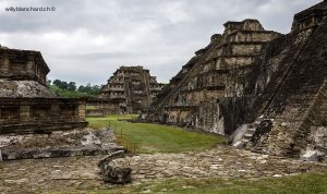 Mexique, Veracruz, El-Tajin. Site archéologique précolombien d'El-Tajin. 20 septembre