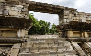 Mexique, Veracruz, El-Tajin. Site archéologique précolombien d'El-Tajin. La Gran Xicalcoliuqui, ou Grande Grecque. 20 septembre 2008