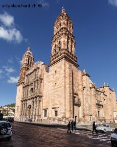 Mexique. Cathédrale rose de Zacatecas. Notre-Dame-de-l'Assomption. 5 septembre 2008 © Willy Blanchard