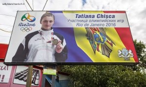 Moldavie, Balti, affiche. Tatiana Chisca, Rio de janeiro. 22 septembre 2016