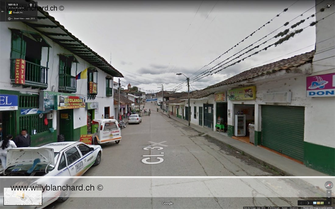 San Agustin, Calle 3 © Google Street 2018 (2013)