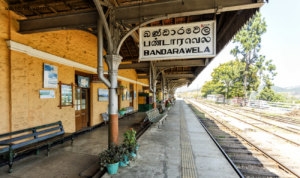 Sri Lanka. Gare ferroviaire de Bandarawela. 11 septembre 2018 © Willy Blanchard