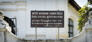 Sri Lanka, Galle. église hollandaise réformée de Galle. Dutch reformed church. Ville fortifiée, patrimoine mondial de l'UNESCO. 6 septembre 2018 © Willy Blanchard