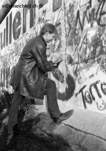 Allemagne, chute du mur de Berlin du 9 novembre 1989. Berlin Ouest. 12 novembre 1989 © Willy Blanchard
