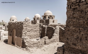 Égypte. Cimetière fatimide d'Assouan. 15 septembre 2014 © Willy BLANCHARD