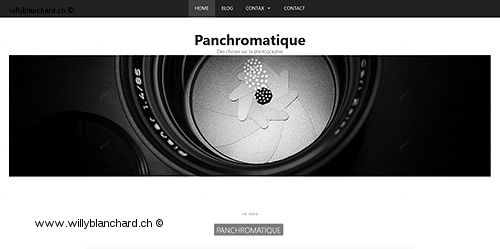 Aperçu du site www.panchromatique.ch