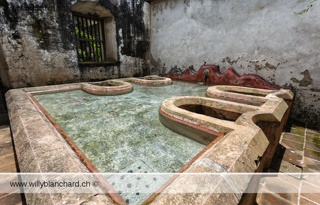 Guatemala, Antigua. Convento de las Capuchinas. Fontaine. 6 septembre 2010 © Willy BLANCHARD