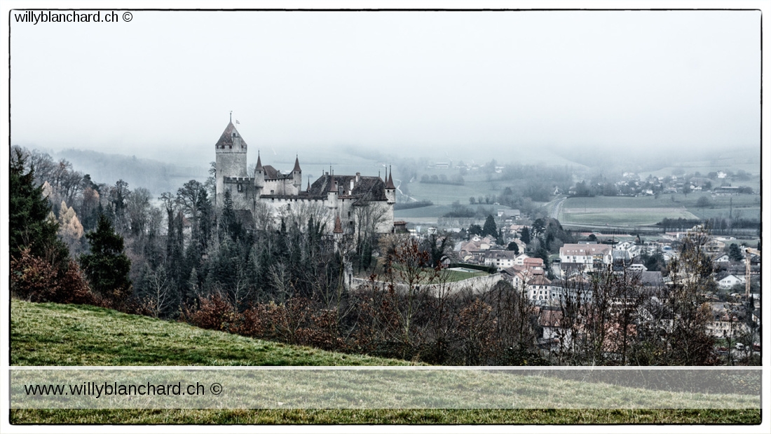 Le château de Lucens. 28 novembre 2020 © Willy BLANCHARD
