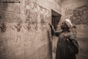 Site archéologique de Saqqarah. Mastaba de Kagemni et Mérérouka. 7 septembre 2014 © Willy BLANCHARD