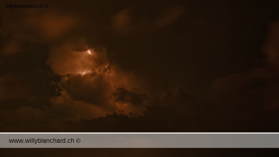 Odyssée cinq, orages d'été, Mont-sur-Lausanne. 15 août 2021 © Willy BLANCHARD