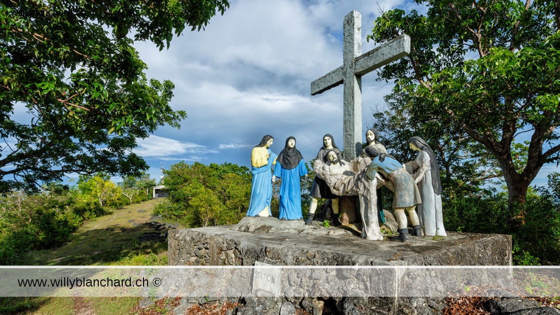 Jésus-Christ, "Montée au calvaire". Cabunga-an, San Francisco, Cebu, Philippines. Mount Calvary/Calvario. © Willy BLANCHARD 18 mars 2022