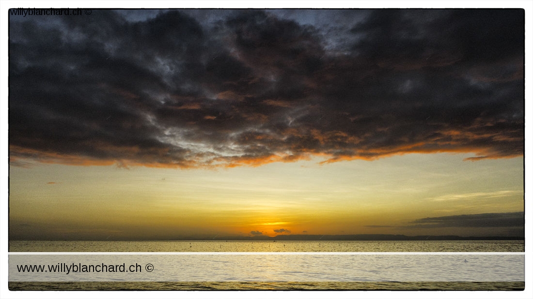 La plage de Bakhaw, Camotes Islands, coucher de soleil. 28 décembre 2023. © Willy BLANCHARD
